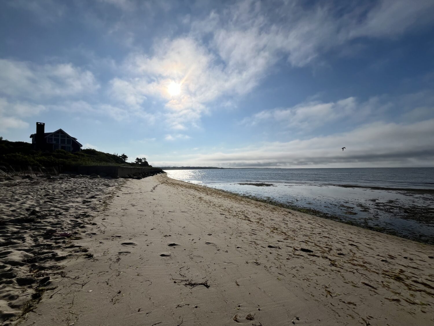 Morning Sunrise Over a Quiet Cape Cod Beach