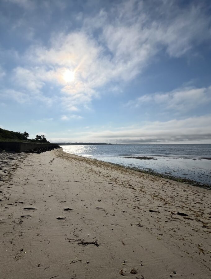 Morning Sunrise Over a Quiet Cape Cod Beach